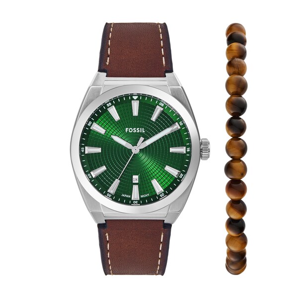 フォッシル 腕時計 メンズ アナログ レザー FS6080SET／フォッシル（FOSSIL）｜丸井（マルイ）店