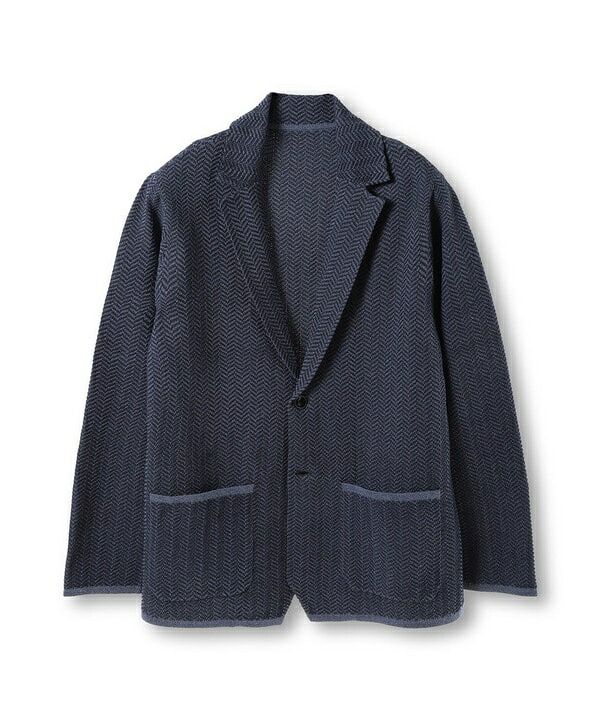 【ACTIVE TAILOR】ヘリンボーンニットジャケット／メンズビギ（MEN\u0027S BIGI） コート・ジャケット-メンズファッション