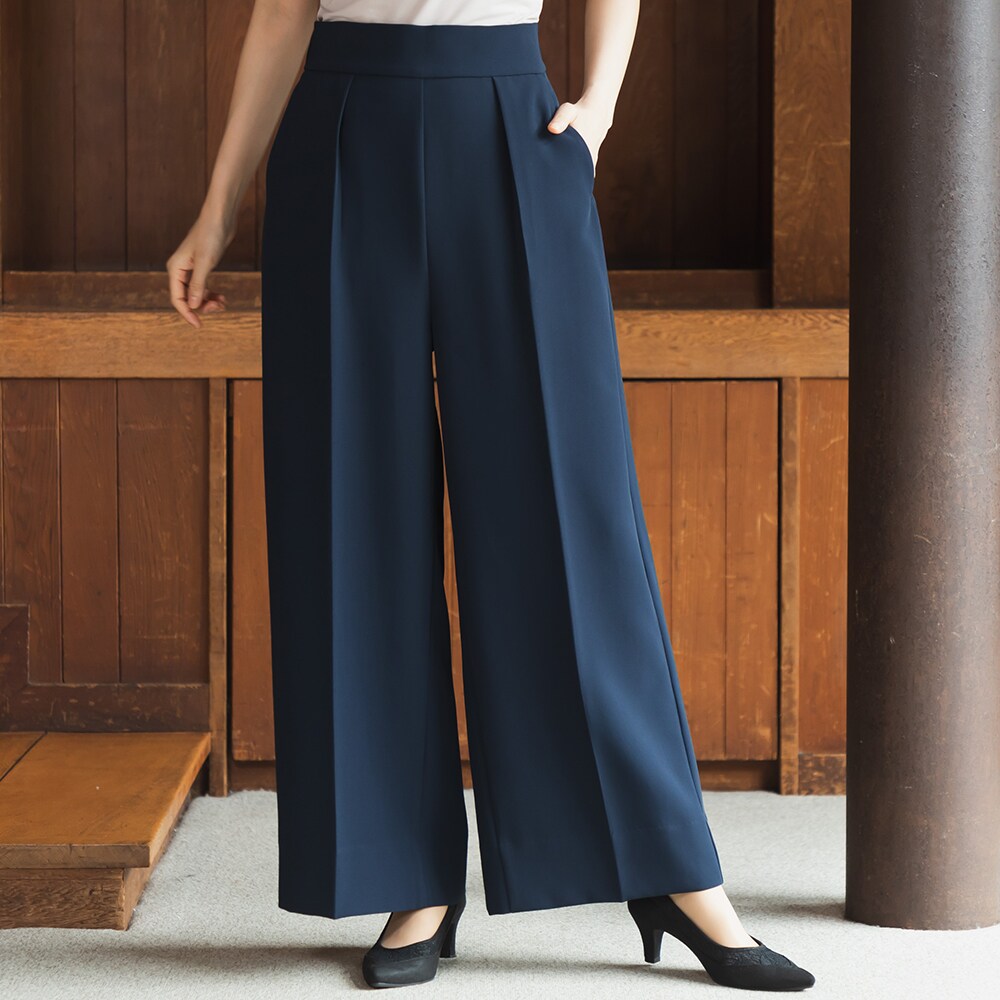 楽天市場】【chaco】喪服・慶弔両用/ブラウス+パンツ ブラック