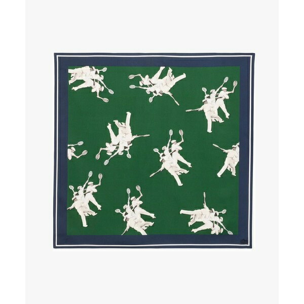 ルネ・ラコステシルクスカーフ／ラコステ（LACOSTE）