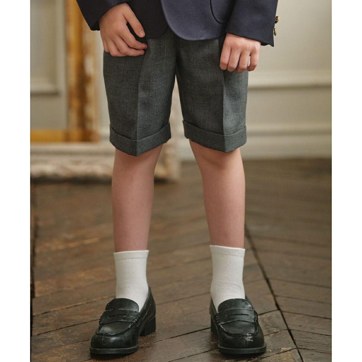 【100-130cm】ウールサージ ハーフパンツ／Ｊプレス（J.PRESS） 7,245円