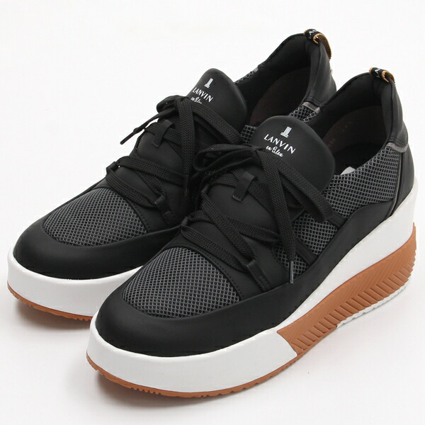 プラットフォームレースアップスニーカー／ランバン オン 青碧（LANVIN en Bleu）