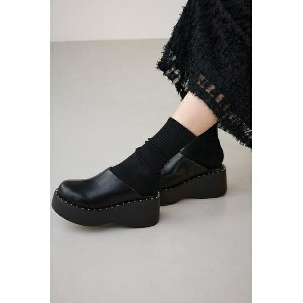 スタッズデザインプラットフォームサボサンダル／アズールバイマウジー（AZUL BY MOUSSY）