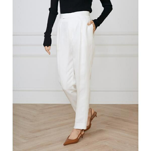 フロントタックパンツ《la veille by SUPERIOR CLOSET》／イネド（INED）