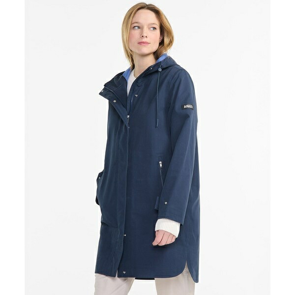 MTD 防水 透湿 ３レイヤー フーデッドコート／エーグル（AIGLE）