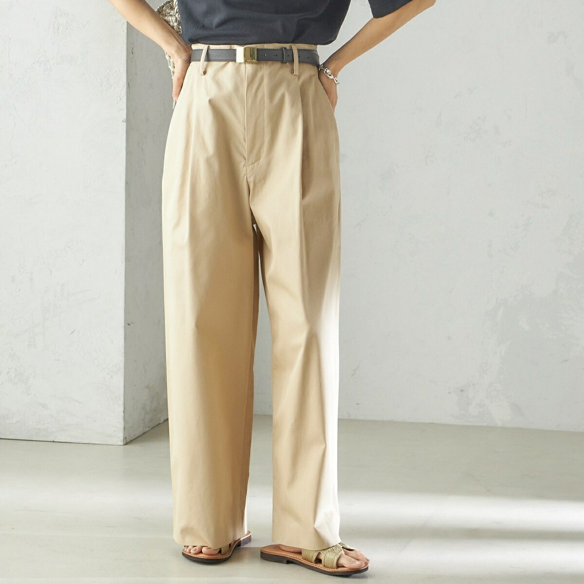 SHIPS Primary Navy Label:チノパンツ/シップス(SHIPS)|丸井(マルイ)店