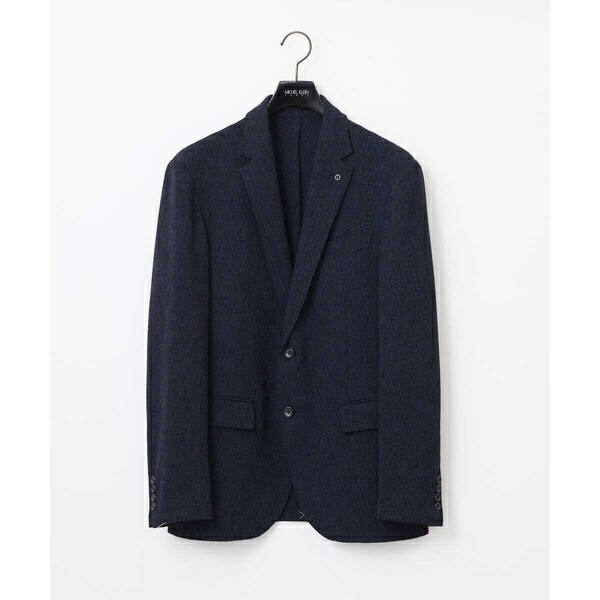 【セットアップ】メッシュ調テーラードジャケット／ミッシェルクランオム（MICHEL KLEIN HOMME）