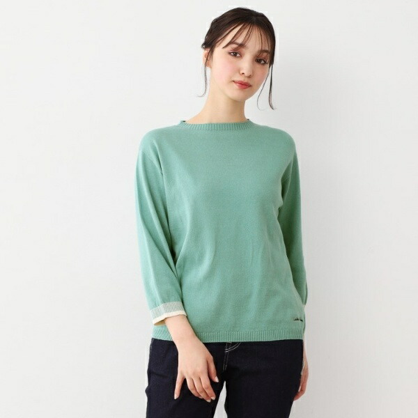 【日本製八分袖ワンマイルウエア】コットン コンパクトヤーン プルオーバー／ローラ アシュレイ（LAURA ASHLEY）｜丸井（マルイ）店