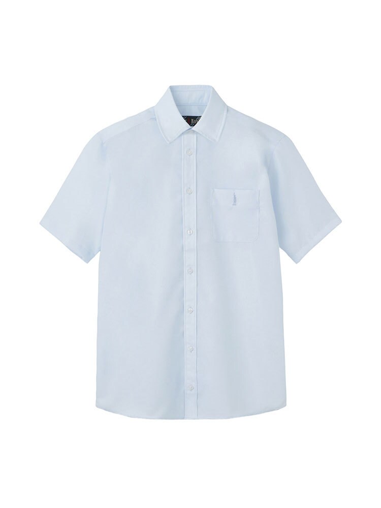 Men's 半袖シャツ〈懈怠安定加工/ポケット付〉【スクール】【学生】【通学】【学校】/イーストボーイ(EAST BOY)
