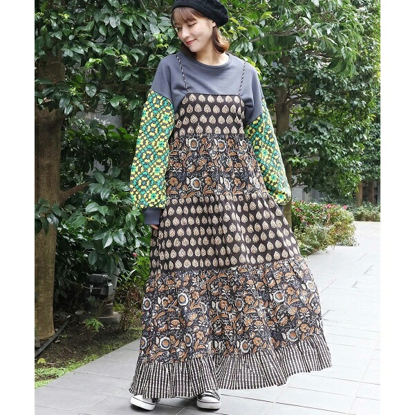 Shanti Shanti シックブロックキャミソールワンピース【WEB限定】／チチカカ（titicaca）｜丸井（マルイ）店