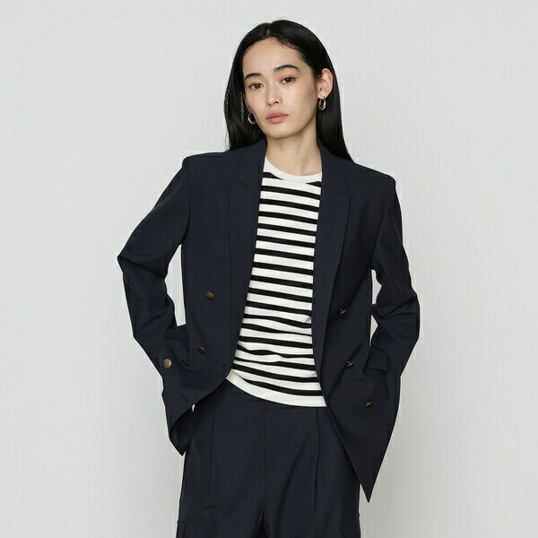 〔 TALL大きさ 〕 【セットアップ相応う】T／W2WAY伸ばすこと 上衣／コムサ（COMME CA）