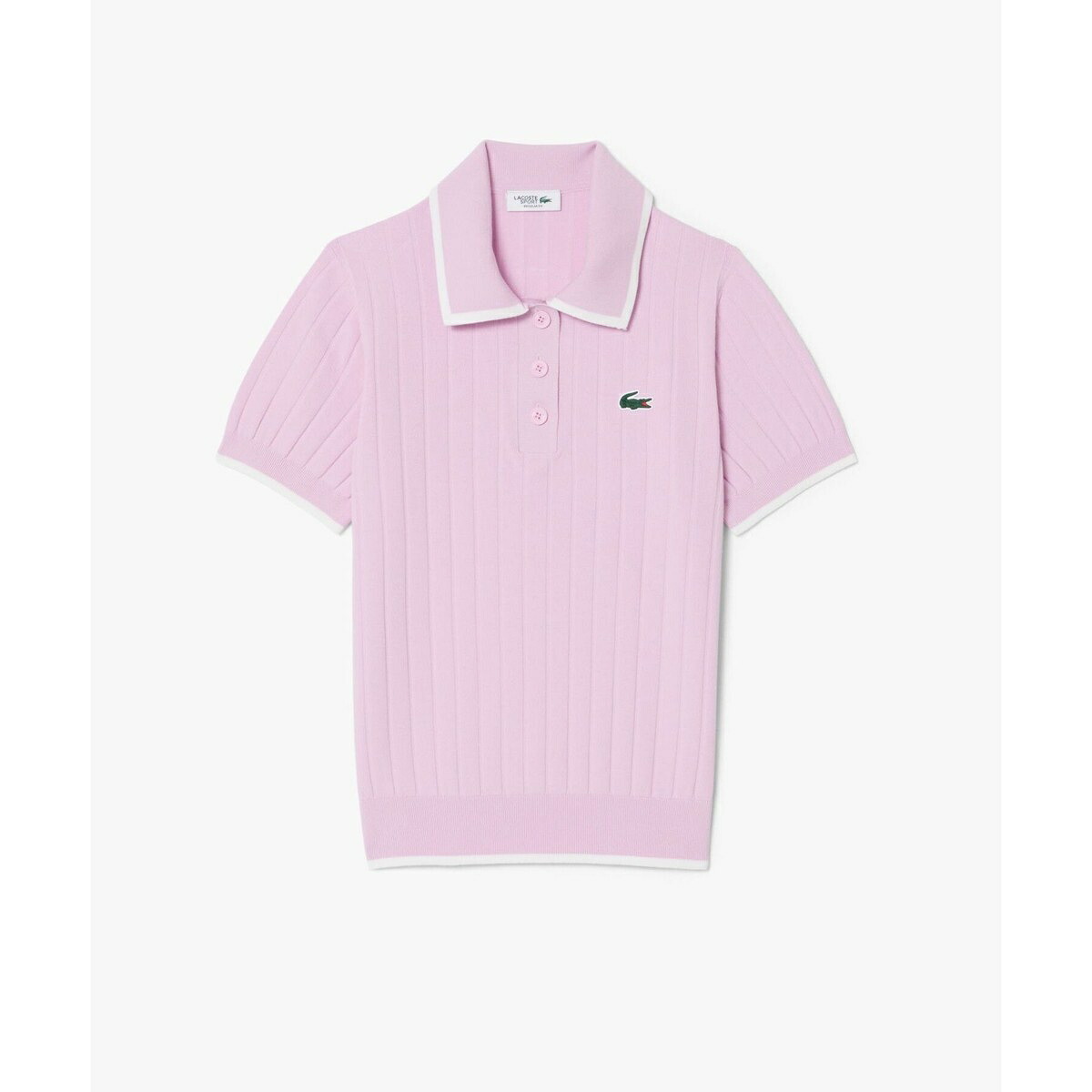 メッシュ切り替え エッジ配色ゴルフニットポロシャツ／ラコステ（LACOSTE） 13,860円