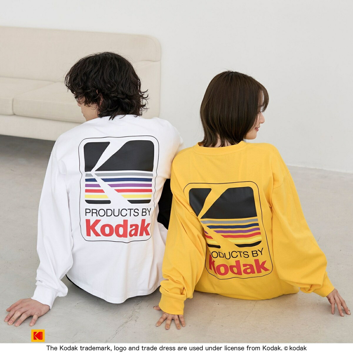 【楽天市場】【Kodak/コダック】ロゴアイコンプリントロングTシャツ/コーエン(coen):丸井(マルイ)楽天市場店