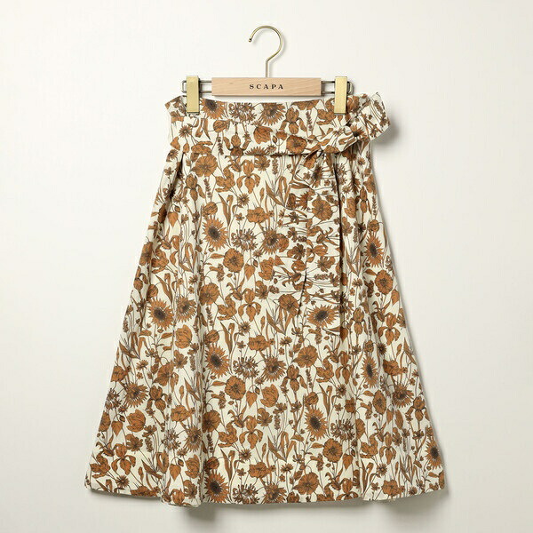 Ｌｉｂｅｒｔｙ　Ｐｒｉｎｔモノフラワースカート／スキャパ（SCAPA）