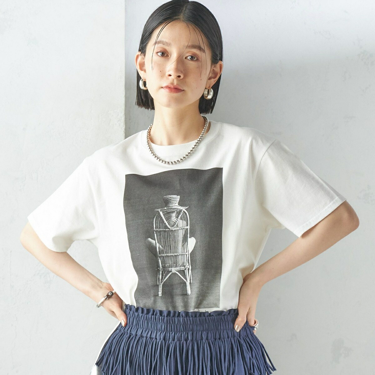 【SHIPS別注】COUTURE D'ADAM:Sam Haskins フォト TEE／シップス（SHIPS）