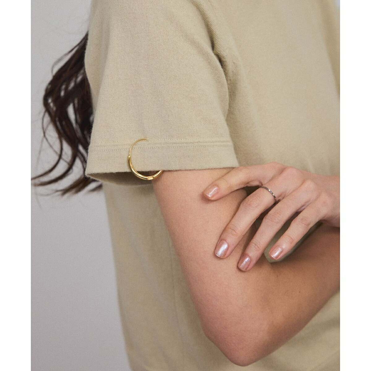 【AXEP（アクセップ）】HOOP L gold／サロン アダム エ ロペ（SALON adam et rope' ）