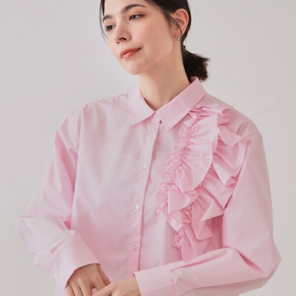 楽天市場】miscアシメトリー裾フリルシャツ／ノップドゥノッド（nop de