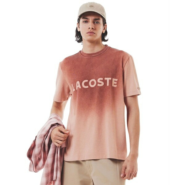 グラデーション ステンシルブランドネームロゴTシャツ／ラコステ（LACOSTE）