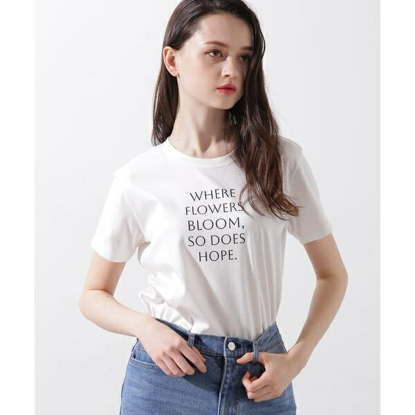 ◆Ｗｈｅｒｅ　ｆｌｏｗｅｒｓ　ｂｌｏｏｍ　Ｔシャツ／ピンキー＆ダイアン（PINKY＆DIANNE）