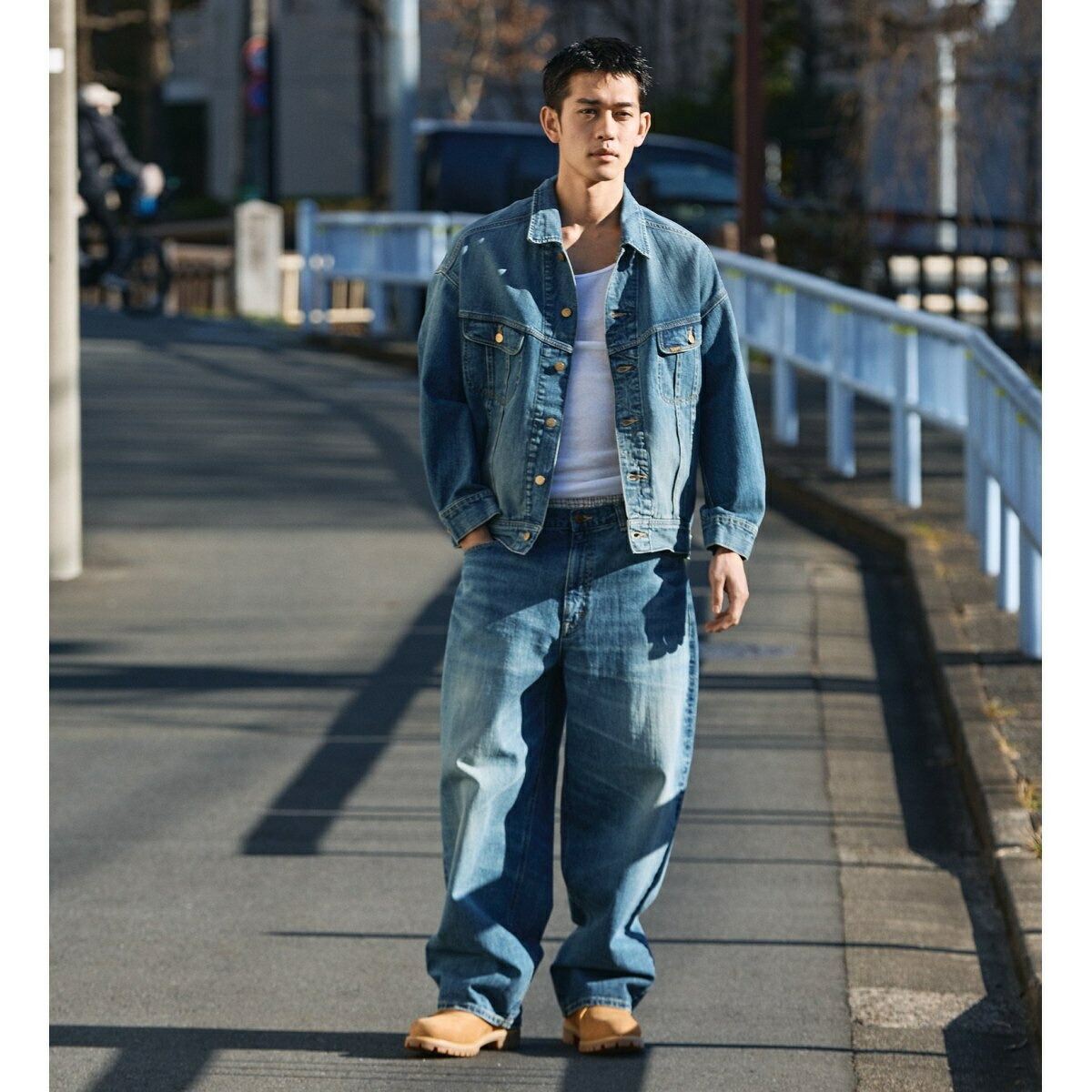 楽天市場】SUPERSIZED ビッグシルエットカウボーイデニムジャケット