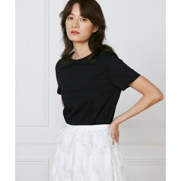 分かりやすいティーシャツ《la veille by SUPERIOR CLOSET》／イネド（INED） Tシャツ・カットソー-レディースファッション-トップス