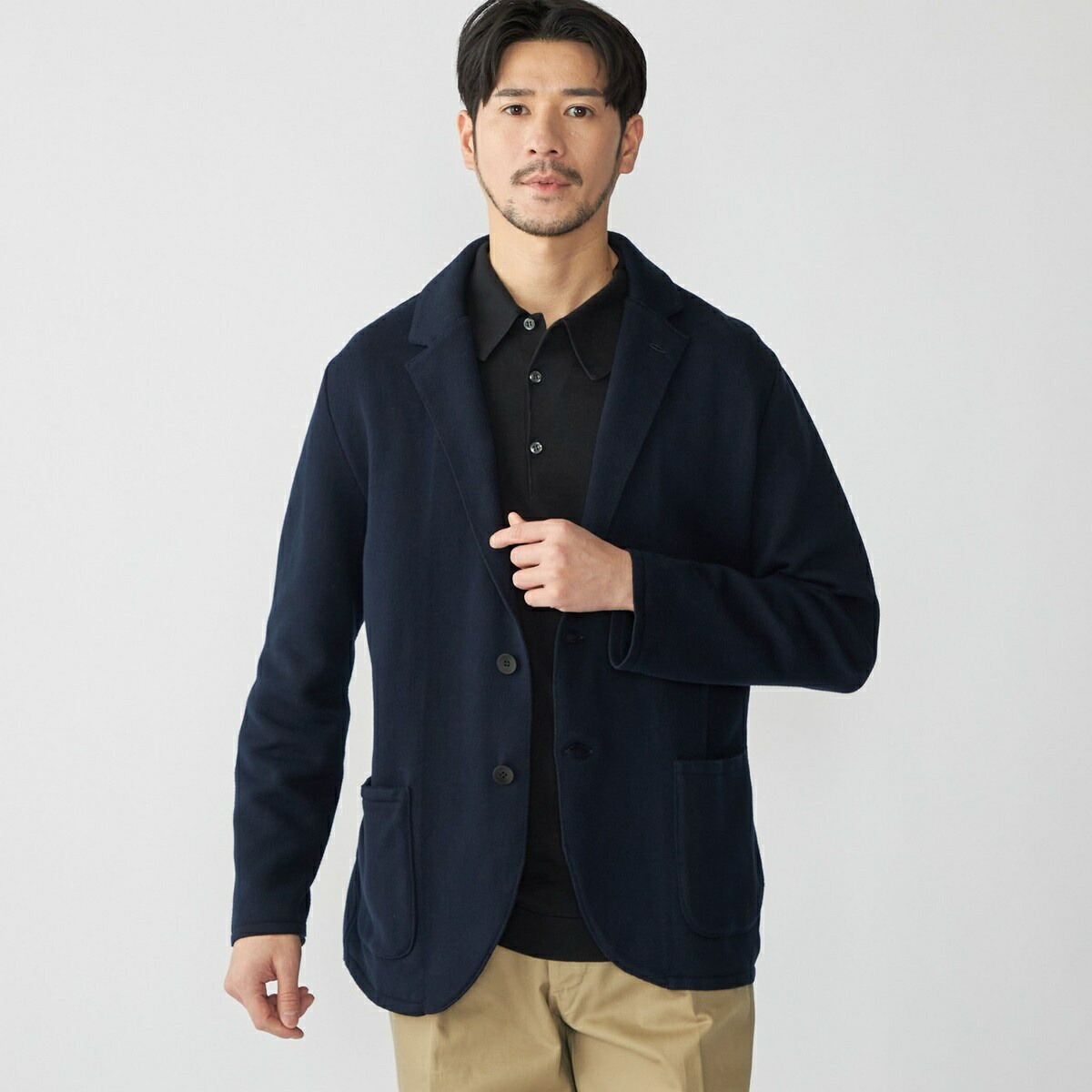 【SHIPS別注】FLY3: コットン ニット ブレザー／シップス（SHIPS）