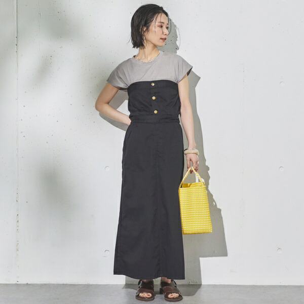 タグ付き　別注　Lee ROSSO　FRONT ZIP JUMPER SKIRT URBAN RESEARCH ROSSO 『別注』Lee×ROSSO FRONT ZIP JUMPER