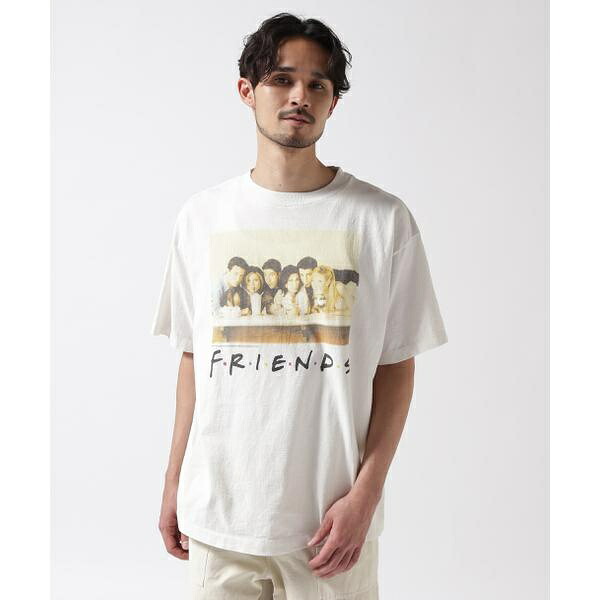 SAINT MICHAEL/セントマイケル/FRIENDSコラボ FRD_SS TEE/WHITE/ロイヤルフラッシュ(ROYAL FLASH)|丸井(マルイ)店