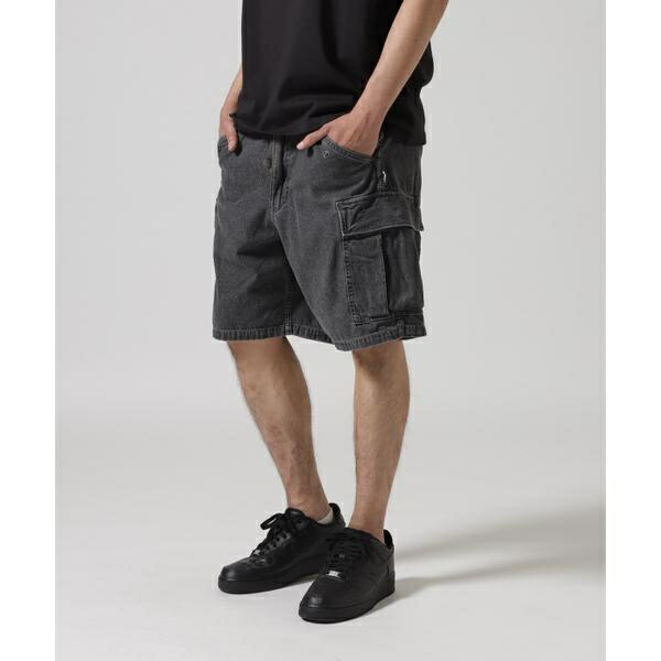 《直営店限定》DENIM EASY CARGO SHORTS ／ デニム イージーカーゴショーツ ／／アヴィレックス（AVIREX）