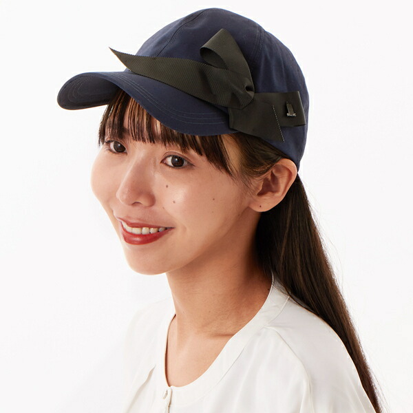 LANVIN en Blue ランバンオンブルー  ブラック 秋冬 帽子 LANVIN en Bleu （ランバン オン ブルー）】ポケッタブル