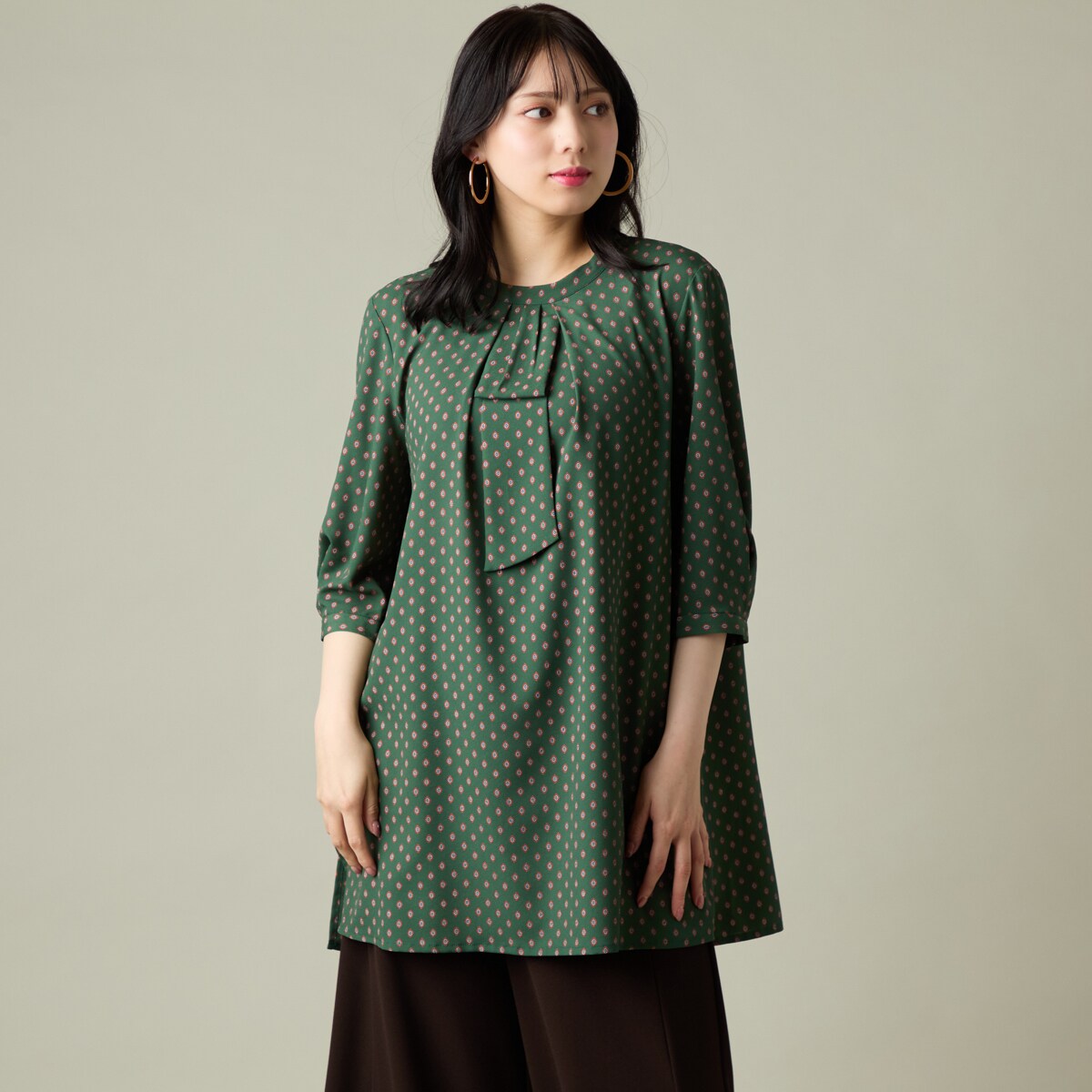 【洗える】ボウタイ チュニック／ラ・クープ（LACOUPE）｜丸井（マルイ）店