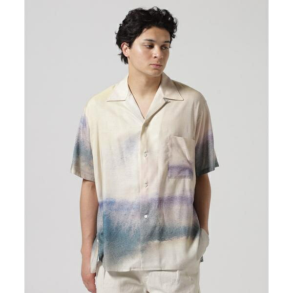 YOKE/ヨーク/LANDSCAPE OPEN COLLER SHIRT/ガーデン(GARDEN)