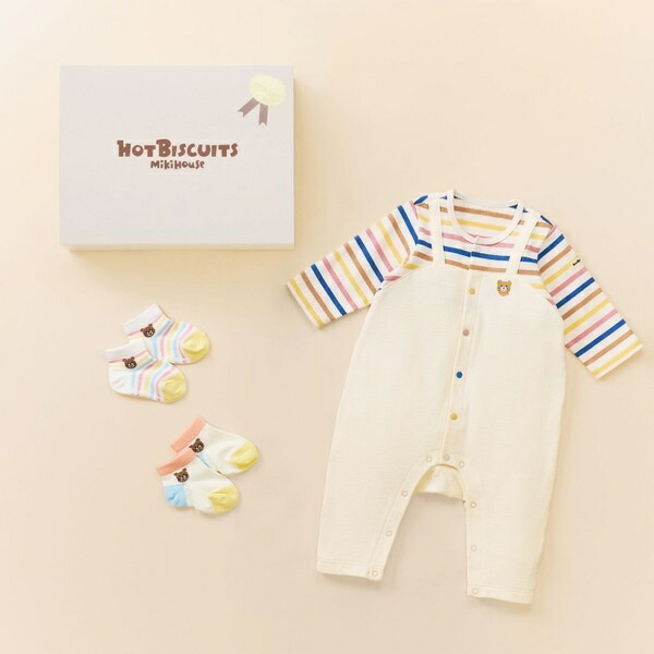 取りまかなう櫂＆ローカットソックスセット【BOX付き添い人】／ミキハウス ホットビスケッツ（MIKIHOUSE HOT BISCUITS）
