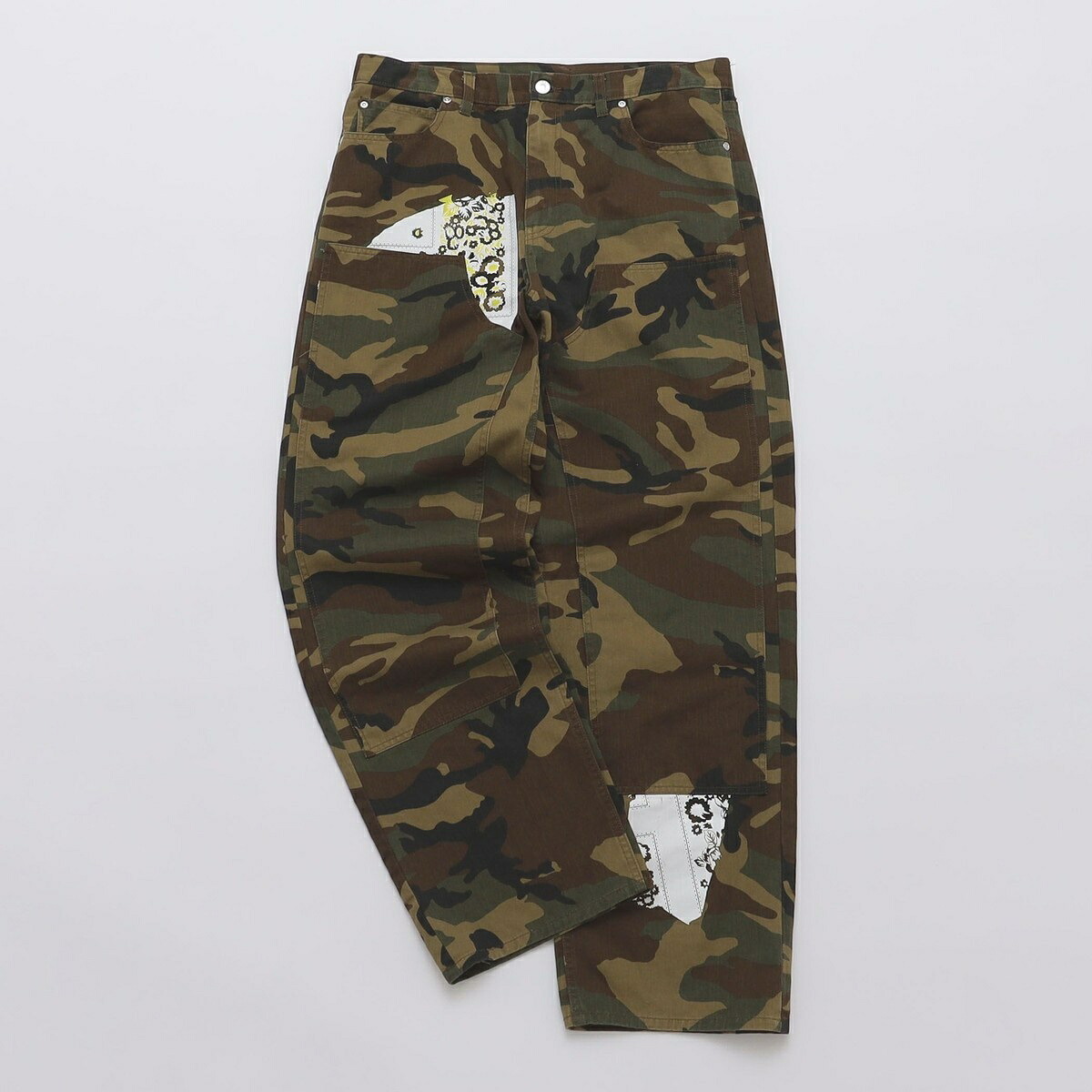NOMARHYTHM TEXTILE: SIGN PRINT WORK PANTS／シップス（SHIPS）