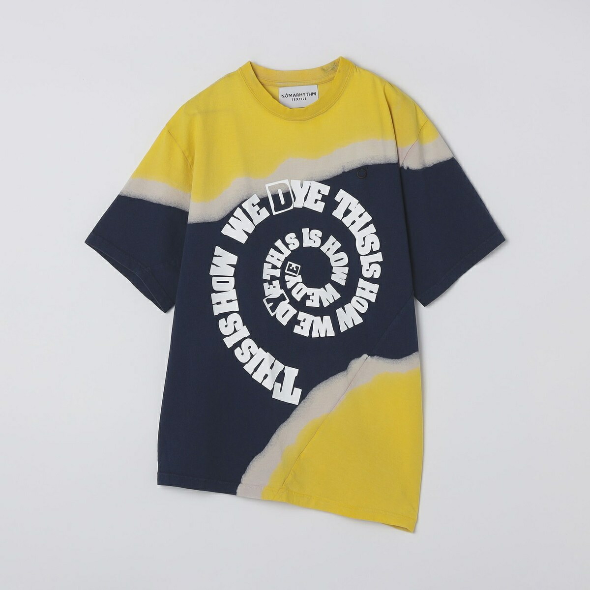 NOMARHYTHM TEXTILE: HAND DYE TWIST TEE PRINT／シップス（SHIPS）
