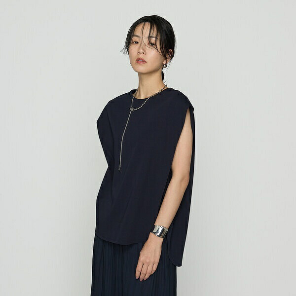 〔 Sサイズ 〕 コットン強撚ポンチ ショルダータックTシャツ/K.T キヨコ タカセ(K.T KIYOKO TAKASE)|丸井(マルイ)店
