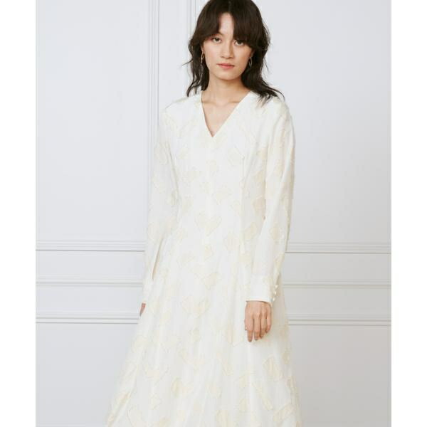 《大きいサイズ》ミディ丈ワンピース 《la veille by SUPERIOR CLOSET》/イネド(INED)|丸井(マルイ)店