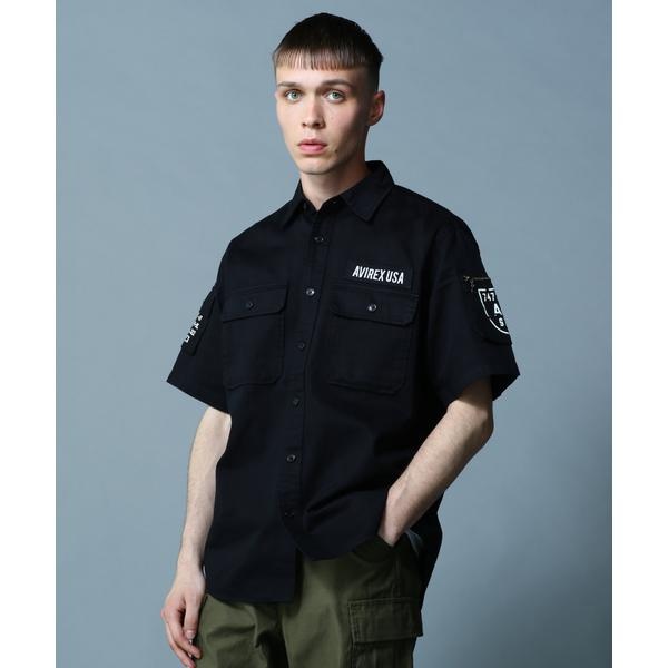 BASIC FATIGUE SHORT SLEEVE SHIRT ／ ベーシック ファティーグ 半袖／アヴィレックス（AVIREX）
