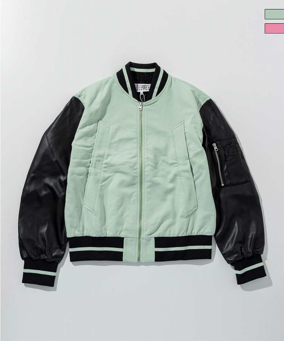 MM6 maison margera スウェードジャケット MM6 Maison Margiela レザージャケット | ブラック | FARFETCH JP