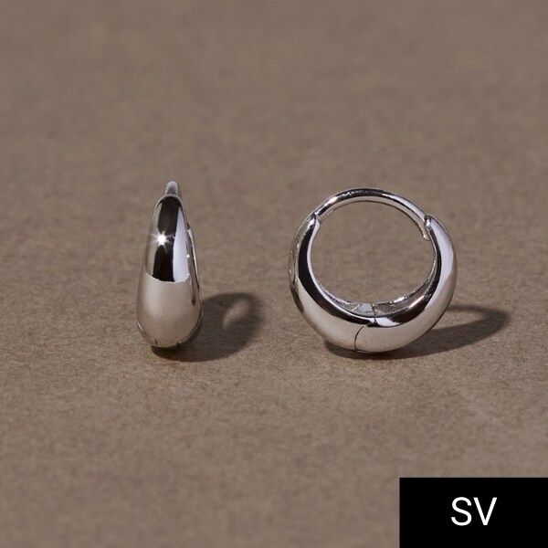【SV】ドロップフープピアス シルバー ニッケルフリー／ジュピター（JUPITER）