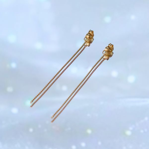 【SV】スエッジチェーンピアスキャッチ/5.5cm　ニッケルフリー／ジュピター（JUPITER）