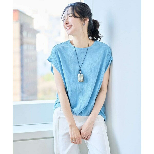 ヤナギの木フレンチスリーブカットソー／ジョルジュ・レッシュ（GEORGES RECH） トップス-Tシャツ・カットソー