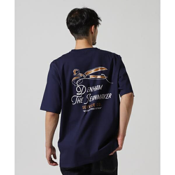 DENHAM／デンハム／WTDC TEE JEANS JERSEY／ロイヤルフラッシュ（ROYAL FLASH）