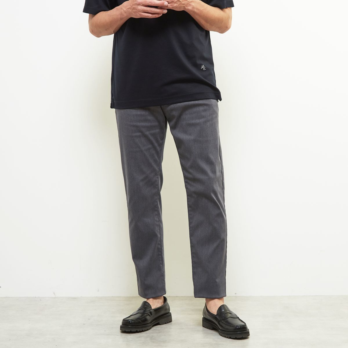 メランジハイパーストレッチ5隠しズボン下／メンズメルローズ（MEN\u0027S MELROSE）