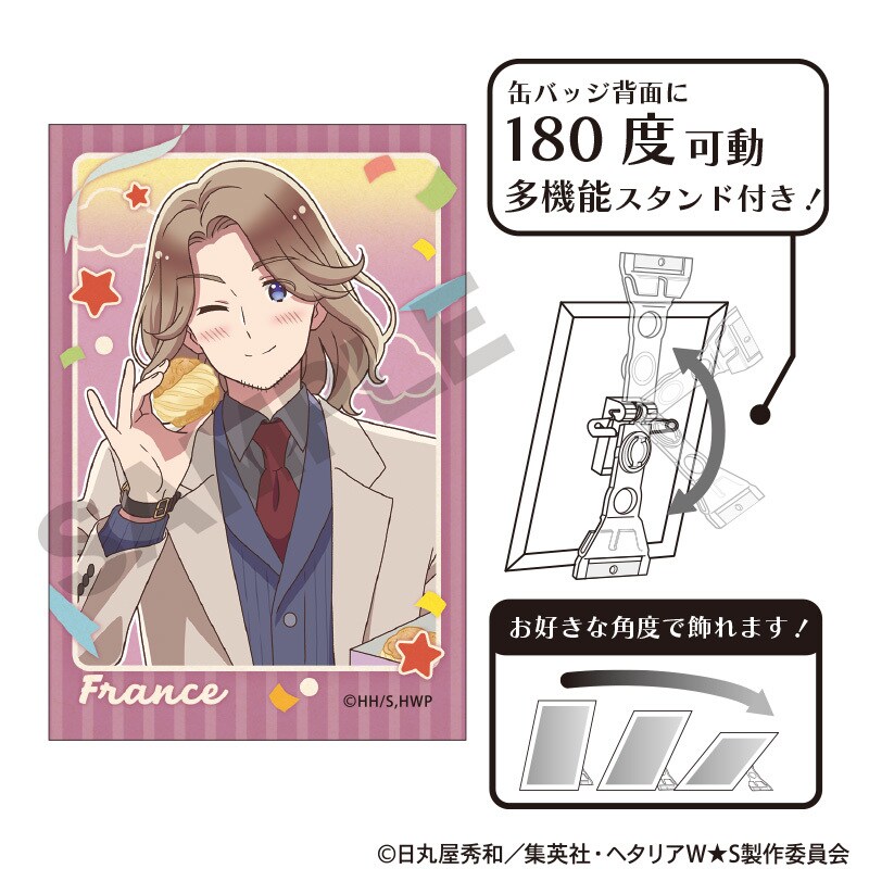 ヘタリア くじ引き堂 アメリカ 缶バッジ アクリルスタンド 色紙 ブロマイド アニメ「ヘタリア World☆Stars」がくじ引き堂に登場!! | 株式