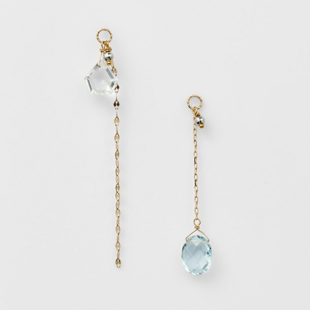 楽天市場】K10カイヤナイト／ラピスラズリピアスチャーム(片耳用