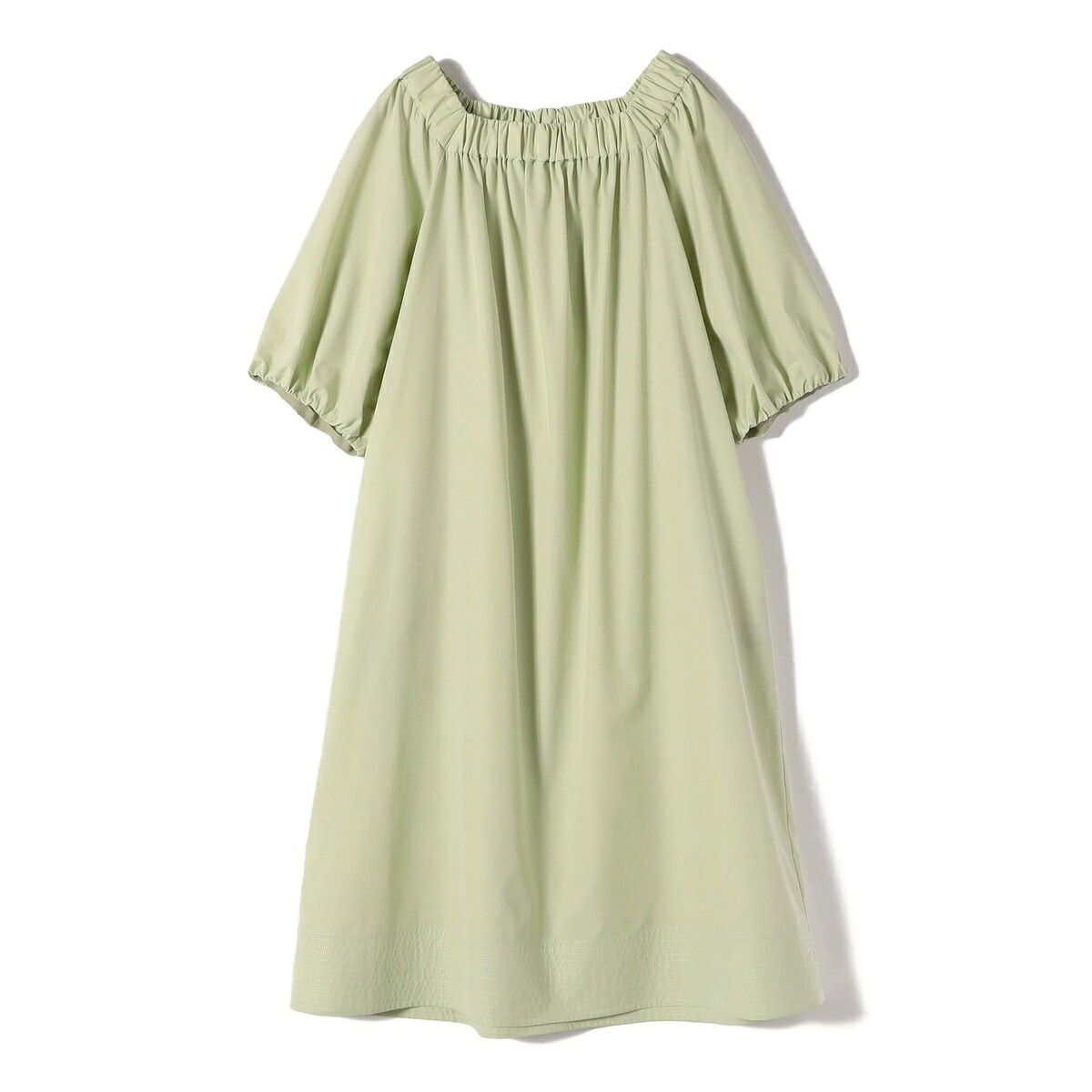 SHIPS Primary Navy Label:へム ステッチ オフショル ワンピース／シップス（SHIPS）