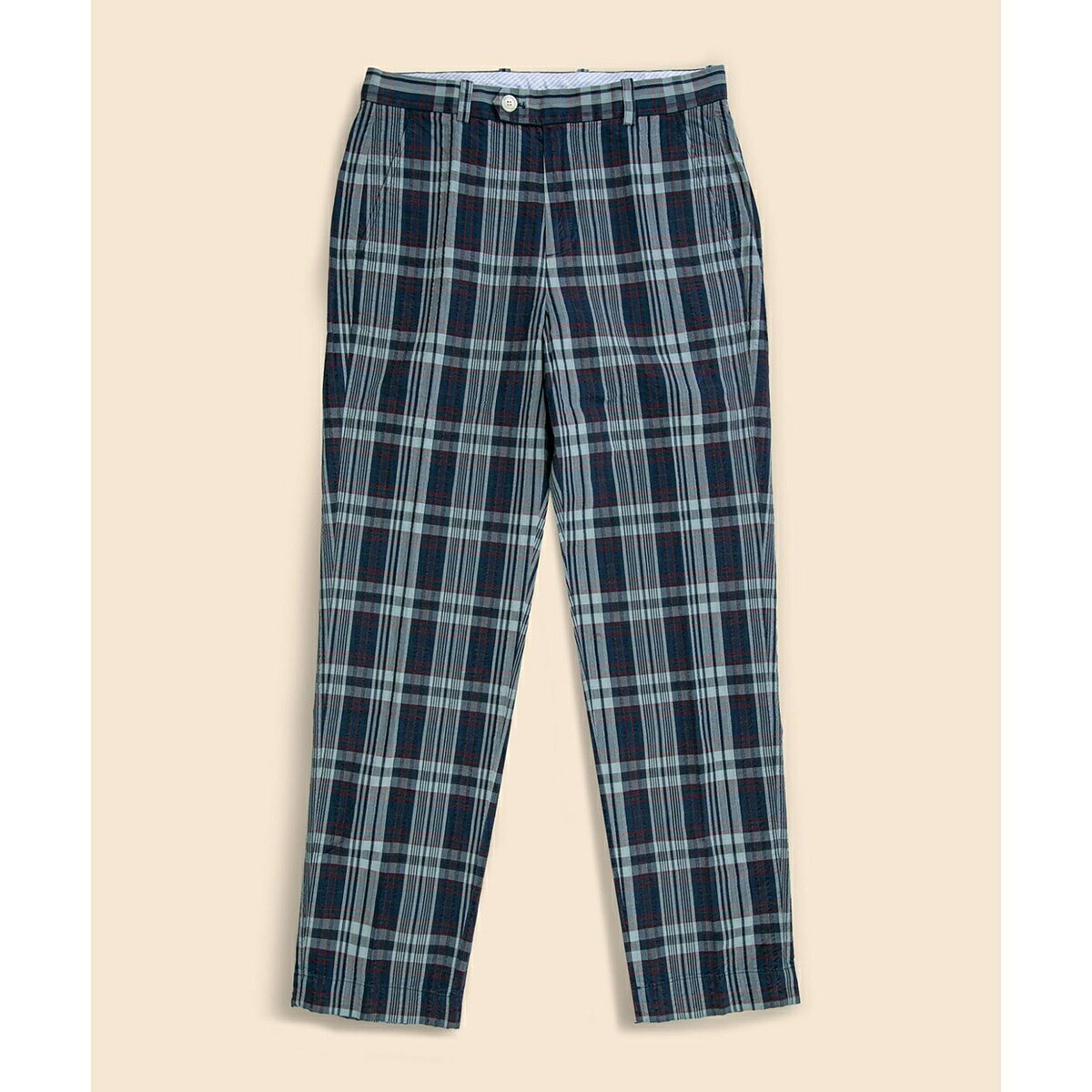 コットン　マドラス　プレーンフロントパンツ　Regular／ブルックスブラザーズ（Brooks Brothers）