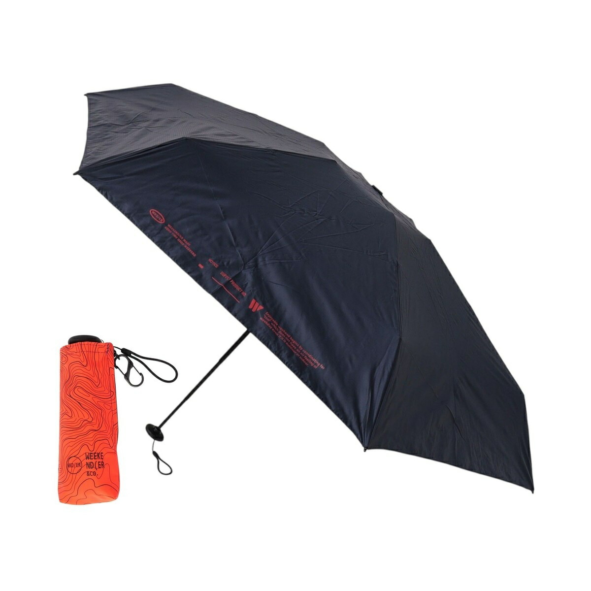 WEEKENDER:〈晴雨兼用/紫外線カット/遮光〉リフレクション 折りたたみ傘／シップス エニィ（SHIPS any）
