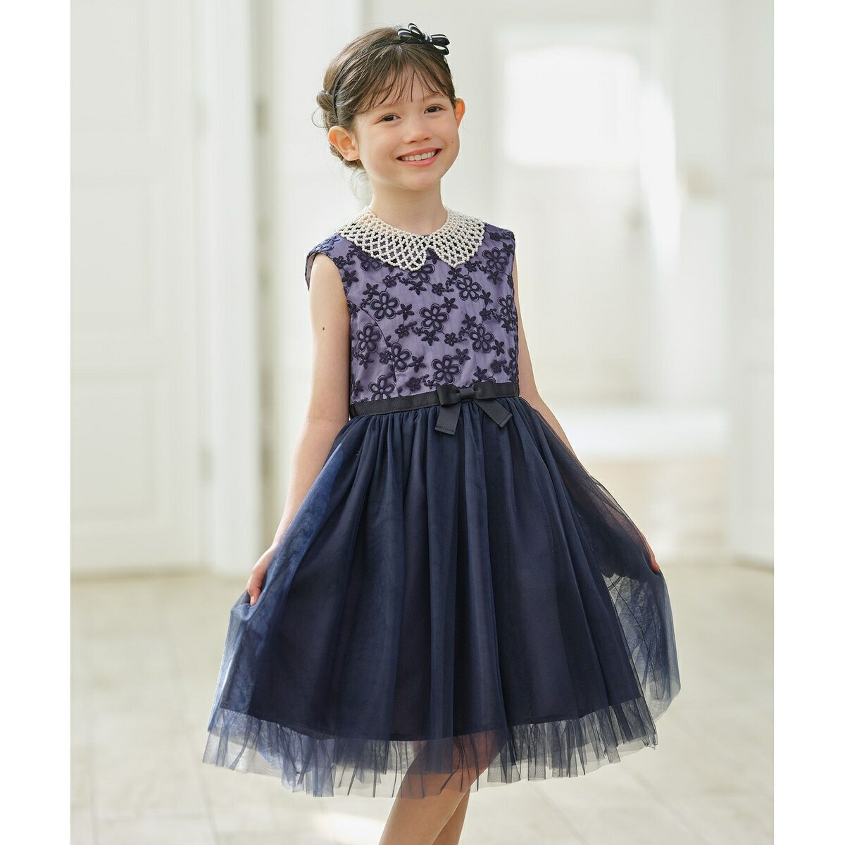 KUMIKYOKU 水色ドレス　110cm 楽天市場】【110-140cm】ブルーミングフラワー ドレス／組曲
